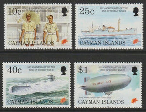 Cayman Islands 1995 50th Anniversary of End of World War II perf set of 4 unmounted mint SG 805-08