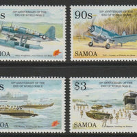 Samoa 1995 50th Anniversary of End of World War II perf set of 4 unmounted mint SG 961-64