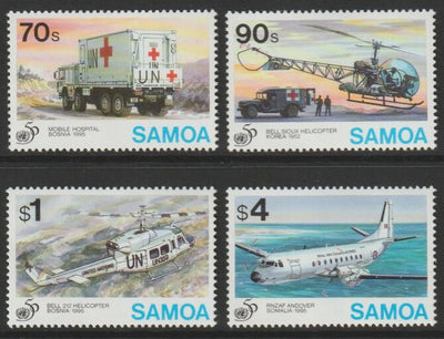 Samoa 1995 50th Anniversary of United Nations perf set of 4 unmounted mint SG 971-74
