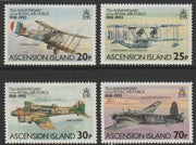 Ascension 1993 75th Anniversary of Royal Air Force perf set of 4 unmounted mint SG 595-98
