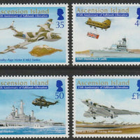 Ascension 2007 25th Anniversary of Liberation of the Falklands perf set of 4 unmounted mint SG 966-69
