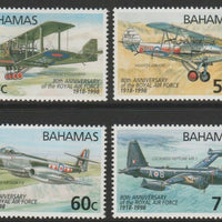 Bahamas 1998 80th Anniversary of Royal Air Force perf set of 4 unmounted mint SG 1132-35