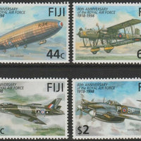 Fiji 1998 80th Anniversary of Royal Air Force perf set of 4 unmounted mint SG 1016-18