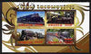 Rwanda 2010 Steam Locomotives #2 imperf sheetlet containing 4 values unmounted mint