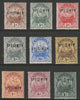 Bermuda 1910-25 Caravelle MCA set of 9 overprinted SPECIMEN fine with gum and only about 400 sets produced SG 44s-51s