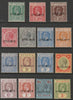 St Lucia 1921-30 KG5 Script CA set of 15 overprinted SPECIMEN fine with gum and only about 400 sets produced SG 91s-105s