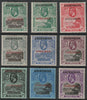 ASCENSION 1922 Overprinted set of 9 additionally overprinted SPECIMEN fine with gum and only about 400 sets produced SG 1s-9s