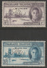 FALKLAND ISLANDS 1946 VICTORY set of 2 perforated SPECIMEN mainly fine and only 426 produced SG 164s-165s