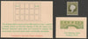 Gambia 1883 QV Crown CA 6d opt'd SPECIMEN fine with gum showing the SLOPING LABEL VARIETY ex John Rose collection