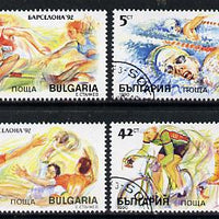 Bulgaria 1990 Olympic Games cto used set of 4, SG 3694-97, Mi 3846-49*