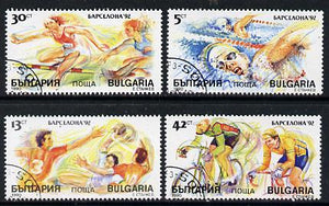 Bulgaria 1990 Olympic Games cto used set of 4, SG 3694-97, Mi 3846-49*