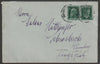 Germany - Bavaria 1911(?) cover bearing Prince Luitpold 5c tete-beche pair with smudgy cancel