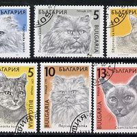 Bulgaria 1989 Cats cto used set of 6, Mi 3808-13*