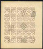 Italy - Parma 1859 issue Spiro Forgery complete imperf sheet of 25 x 10c brown 'used'