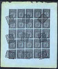 Italy - Parma 1852 issue Spiro Forgery complete imperf sheet of 25 x 40c black on pale blue 'used'