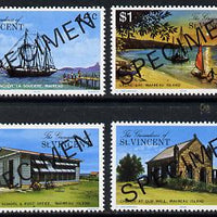 St Vincent - Grenadines 1976 Mayreau Island set of 4 opt'd Specimen unmounted mint, as SG 89-92