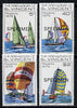 St Vincent - Grenadines 1979 National Regatta set of 4 opt'd Specimen unmounted mint, as SG 145-48