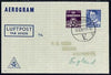 Aerogramme - Denmark 1951 50ore (10 + 40) printed Aerogramme (type 3),with clear 12.6.51 cancel