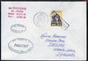 Denmark used in Funchal (Madeira) 1970 Paquebot cover to England carried on SS Chusan with various paquebot and ships cachets