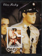 Benin 2003 Elvis Presley (in GI Uniform & Martial Arts) perf m/sheet unmounted mint. Note this item is privately produced and is offered purely on its thematic appeal