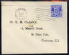 Guernsey 1944 2.5d ult on cover with 2nd day of issue cancel
