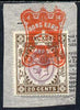 Hong Kong KG5 20c Revenue fiscally used on piece
