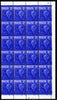 Malta 1965-70 Historical def 2d block of 24 (with cyl numbers) showing a fine misplacement of the pink unmounted mint