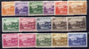 Norfolk Island 1947 Ball Bay set complete plus extra 6d & 9d, all fresh mounted mint, SG 1-12a cat £42