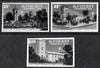 St Vincent 1976 Christmas 35c, 45c & $1.25 imperf photographic proofs a SG 494, 5 & 7