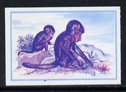 Lesotho 1984 Chacma Baboons 20s (from Baby Animals issue) imperf progressive proof in magenta & blue only*