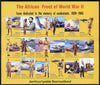 Somaliland 2011 The African Front of World War II #1 imperf sheetlet containing 18 values unmounted mint