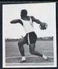 Fiji 1951 Discus Thrower B&W photograph (2 x 2.5 in) as sumitted by the government as suggestion for a new stamp issue, with official h/stamp on reverse