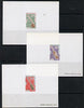 Niger Republic 1971 Instruments unmounted mint set of 3 deluxe imperforate miniature sheets