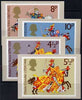 Great Britain 1974 Medieval Warriors set of 4 PHQ cards unused and pristine