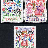Hungary 1979 Int Year of the Child #1 (Paintings) set of 3, Mi 3335-37