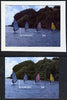 St Vincent 1988 Tourism m/sheet Windsurfers imperf proof in near issued colours of m/sheet on plastic card (Cromalin) plus issued m/sheet, Ex Format International archives