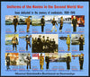 Somaliland 2011 Uniforms of the Navies in World War II #2 imperf sheetlet containing 16 values unmounted mint