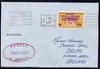 Tonga used in Brisbane (Queensland) 1968 Paquebot cover to England carried on SS Arcadia with various paquebot and ships cachets