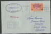 Tonga used in Perth (Western Australia) 1968 Paquebot cover to England carried on SS Arcadia with various paquebot and ships cachets