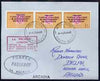 Tonga used in Adelaide (South Australia) 1968 Paquebot cover to England carried on SS Arcadia with various paquebot and ships cachets