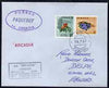 Jamaica used in Funchal (Portugal) 1967 Paquebot cover to England carried on SS Arcadia with various paquebot and ships cachets