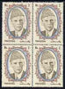 Pakistan 1992 Jinnah 2r unmounted mint block of 4 overprinted for National Seminar (see note after SG 778) only 45 sheets produced