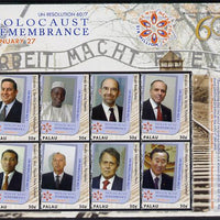 Palau 2007 Holocaust Remembrance perf sheetlet containing 8 values unmounted mint, SG MS 2320