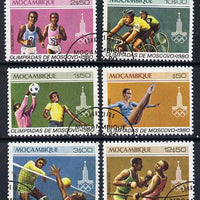 Mozambique 1980 Olympic Games, Moscow cto set of 6, SG 826-31*