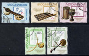 Mozambique 1981 Musical Instruments cto set of 5, SG 864-68*