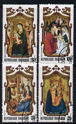 Togo 1973 Christmas cto set of 4 (Paintings), SG 974-77*