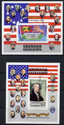 Grenada - Grenadines 1976 USA Bicentenary set of 2 m/sheets cto used, SG MS 102