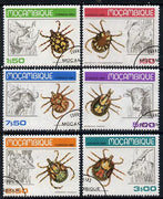 Mozambique 1980 Ticks cto set of 6 SG 797-802*