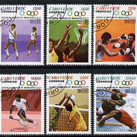 Cape Verde Islands 1980 Olympic Games, Moscow cto set of 6, SG 474-79*