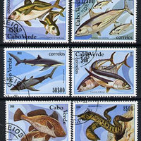 Cape Verde Islands 1980 Marine Life cto set of 6, SG 486-91, Mi 419-24*